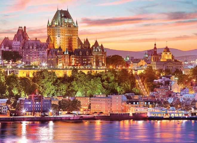 Puzzle Starý Québec, Kanada 1000 dielikov