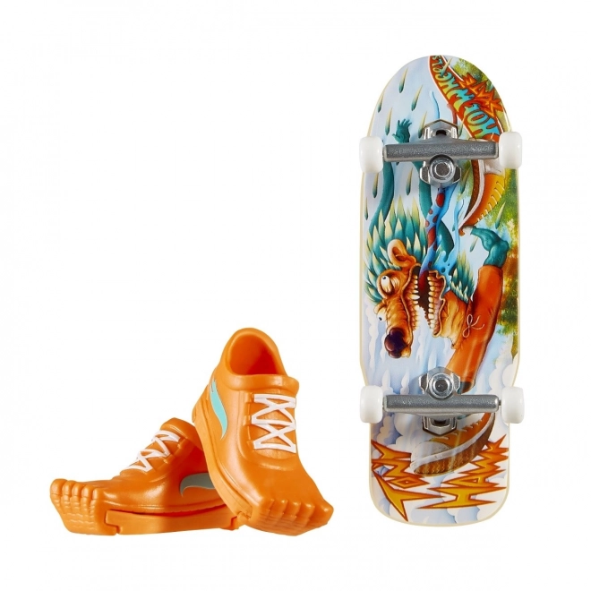 Skateboard Hot Wheels Skate od Tonyho Hawka s topánkami na prsty