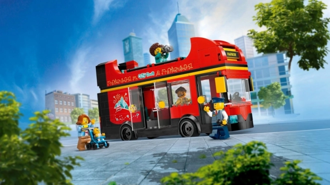 Lego City Červený Dvojposchodový Autobus