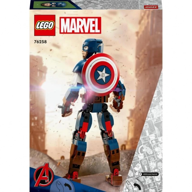 LEGO Marvel - Skladacia Figúrka: Captain America