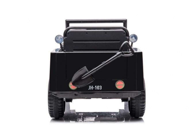 Auto na akumulátor čierne 4x4