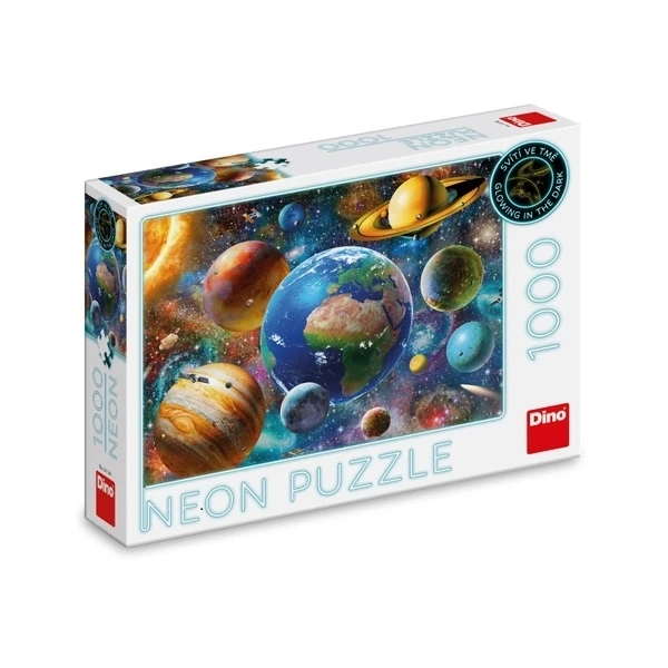 Svetielkujúce puzzle Planéty 1000 dielikov