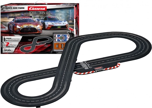 Autodráha Carrera Evolution Flames and Fame 5,3 m s Mercedes‑AMG GT3 a KTM X‑BOW