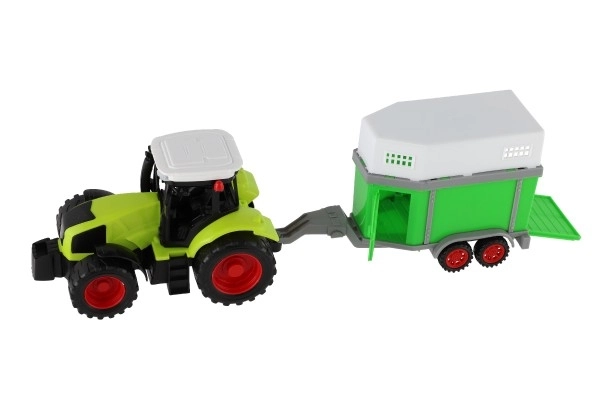 Traktor s vlekom 19cm na zotrvačník