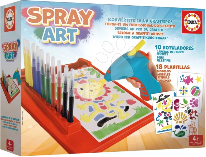 EDUCA Spray Art - kreatívna súprava