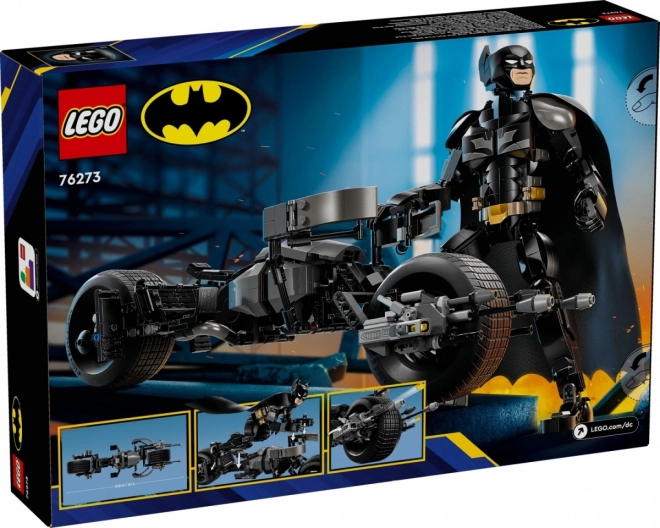 Skladaná figúrka: Batman a motorka Bat-Pod