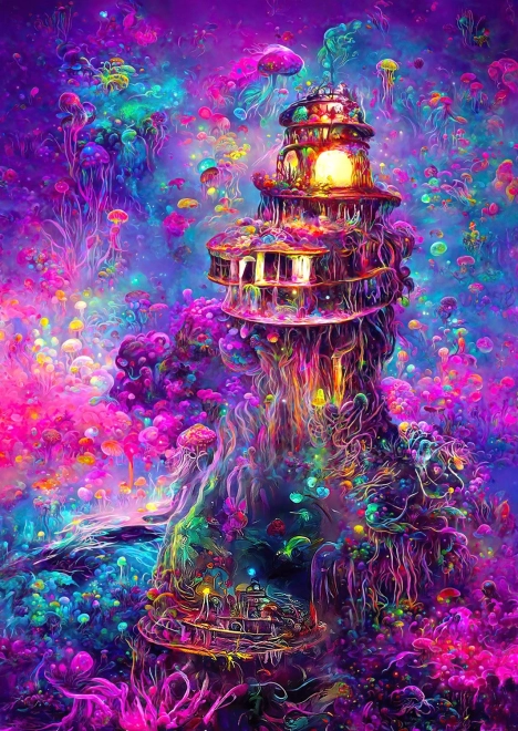 Enjoy puzzle Podvodný maják 1000 dielikov