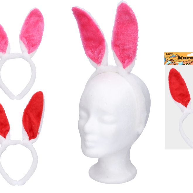 Karnevalová čelenka Zajačie uši