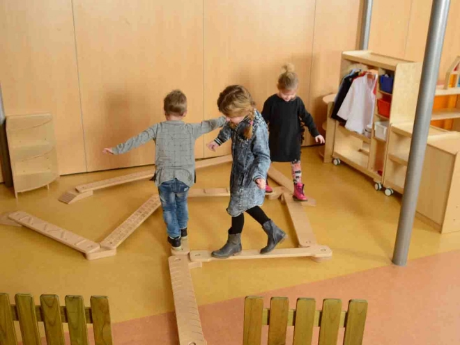 Drevené balančné dosky Masterkidz