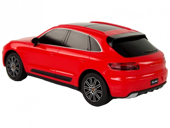 Auto R/C Porsche Macan Turbo 1:24 Rastar – Červená