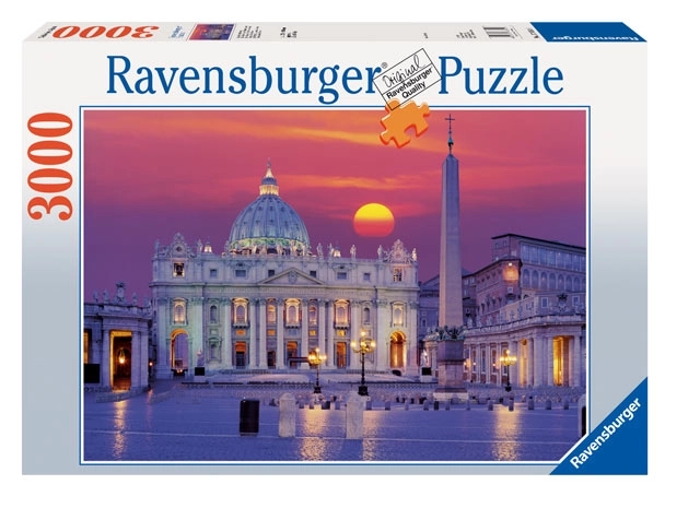 Puzzle Bazilika Svätého Petra, Rím 3000 Dielikov