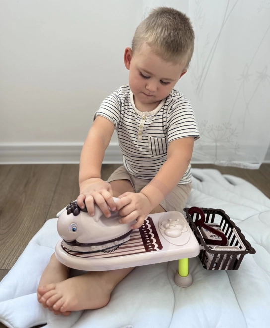 Woopie Detská sada na žehlenie 2v1 s doskou a hudbou