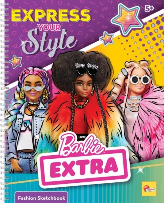 Barbie Sketch Book Vyjadri Svoj Štýl