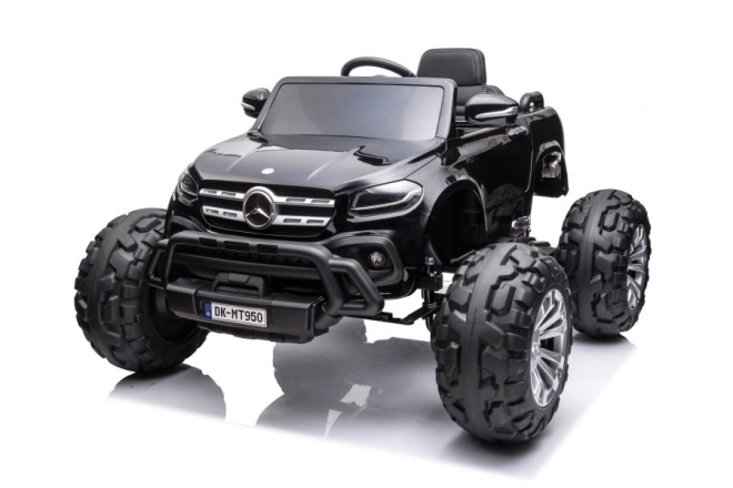 Auto na akumulátor Mercedes 4x4 čierny lakovaný