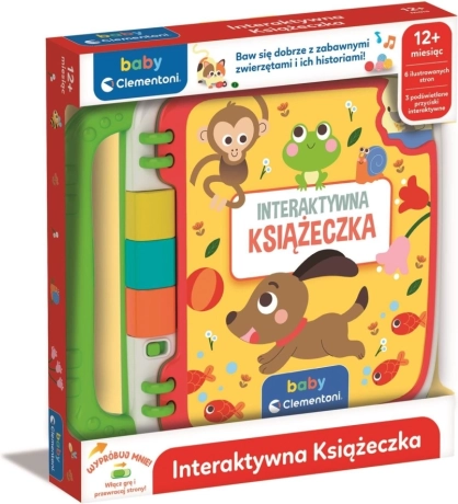 Interaktívna knižka Baby Clementoni pre deti od 12 mesiacov