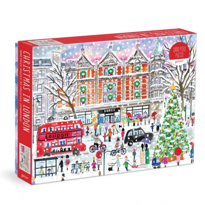Puzzle Vianoce v Londýne 1000 dielikov