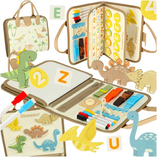 Montessori senzorický kufrík s dinosaurami