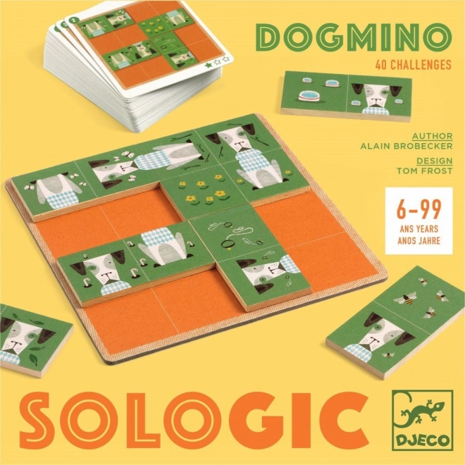 Drevené domino Djeco Dogmino