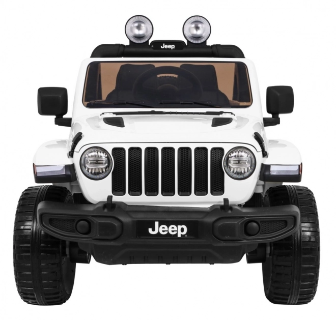 Jeep Wrangler Rubicon na akumulátor pre deti biely