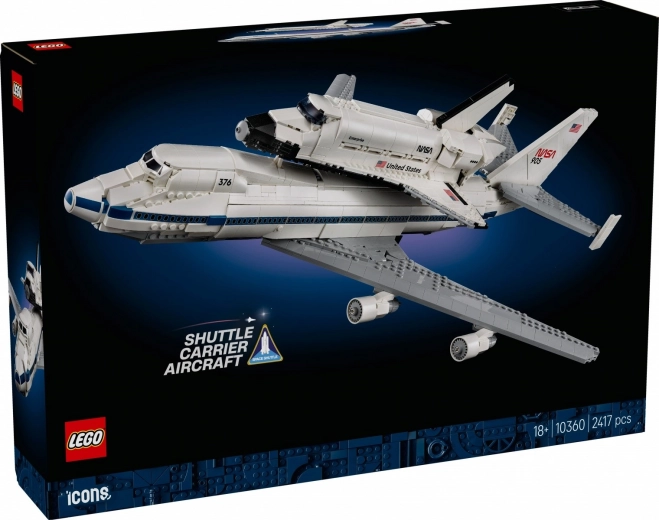 LEGO Icons NASA Shuttle Carrier – Boeing 747 s raketoplánom Enterprise