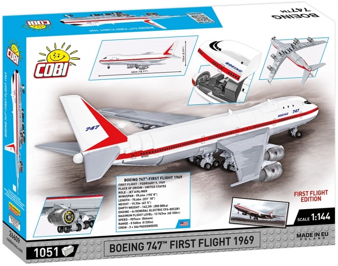 Model Boeingu 747 Prvý Let 1969