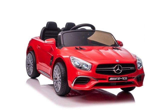 Auto na akumulátor Mercedes SL65 S červené lakované LCD