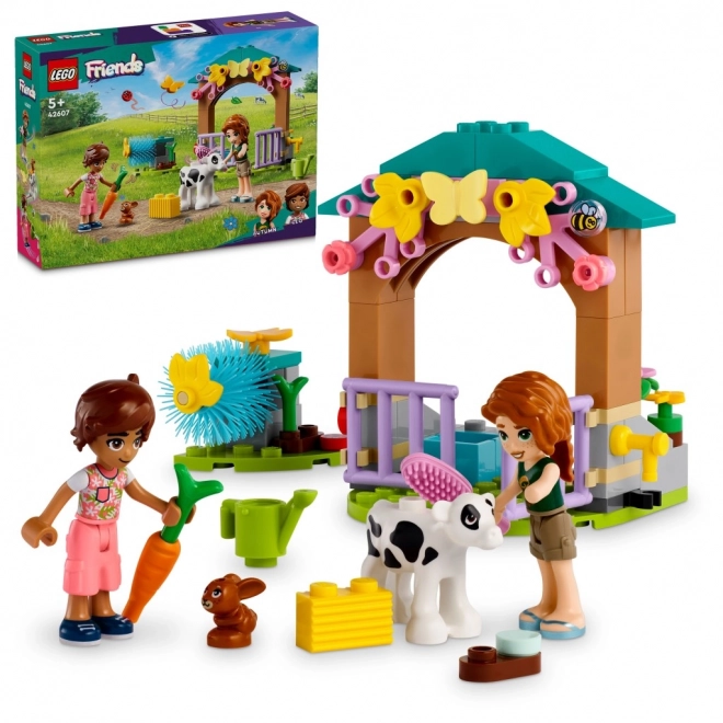 Lego Friends Autumn a jej stajňa pre teľa