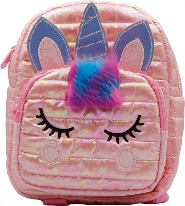 Batoh Puffy Unicorn ružový