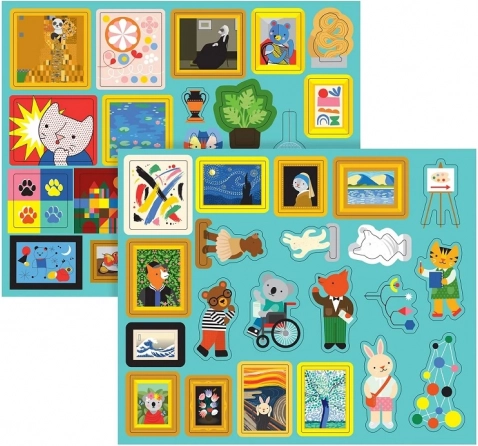 Petit Collage magnetické divadlo Moje Múzeum