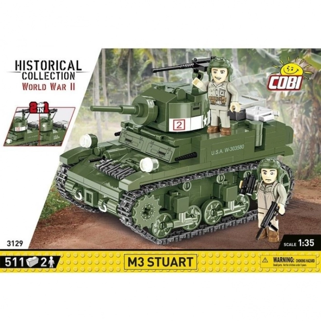 Tank M3 Stuart z kolekcie Historical Collection