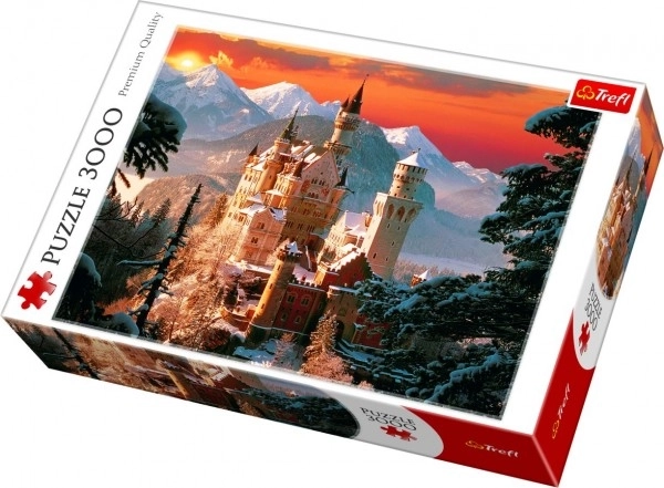 Puzzle Neuschwanstein v zime 3000 dielikov