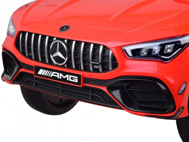Detské elektrické auto Mercedes AMG CLA 45s s hojdačkovým efektom – Červená