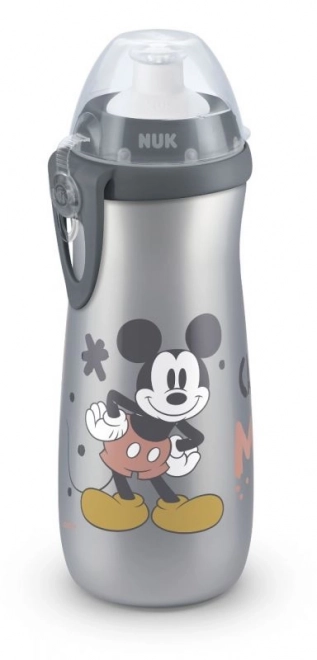 NUK FC Športová fľaša Mickey Mouse 450 ml šedá