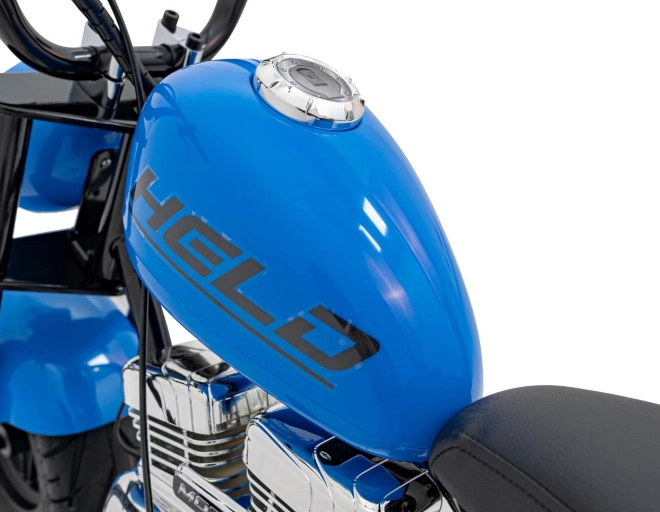 Motocykl Chopper Warrior Modrá