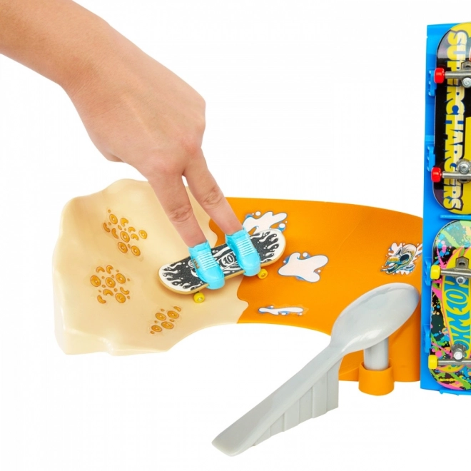 Hot Wheels Fingerboard Skatepark s Cereáliami