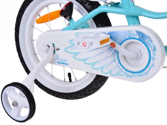 RoyalBaby detský bicykel 14" Little Swan s doplnkami