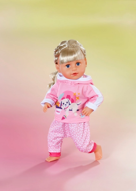 BABY Born tepláková súprava ružová pre bábiky 43 cm