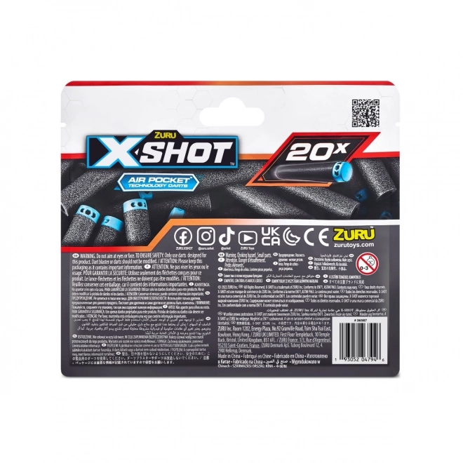 Zásobník 20 penových šípok X-Shot Excel