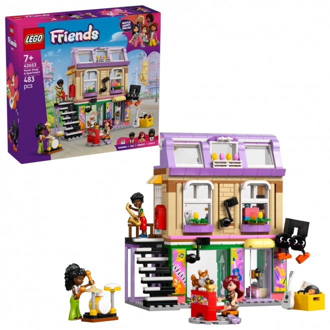 LEGO Friends obchod s hudobninami a byt