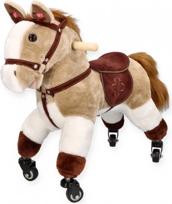 Hojdací koník Mustang na kolieskach