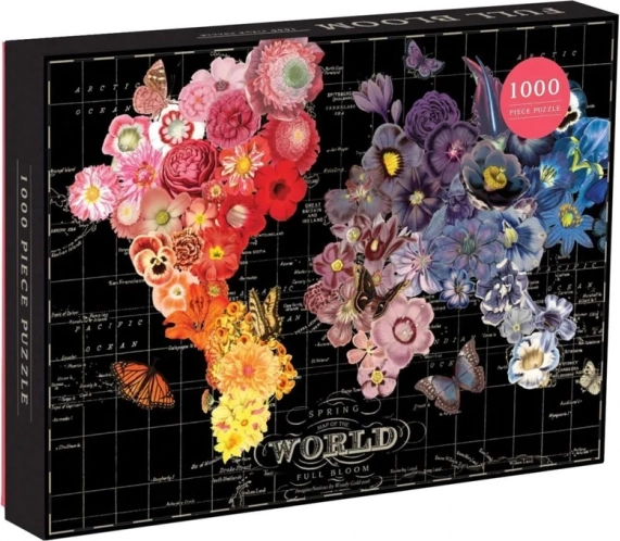 galison puzzle kvitnúca zem 1000 dielikov