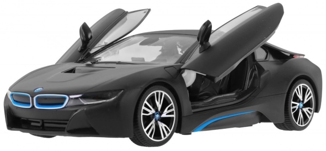 BMW i8 čierne RASTAR 1:14 auto na diaľkové ovládanie + 2,4 GHz diaľkové ovládanie
