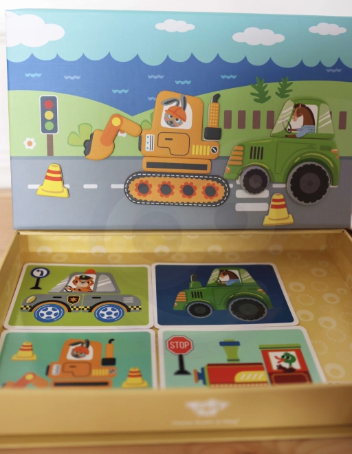 Tooky Toy Magnetická Montessori Skrinka s 80 Dielikmi