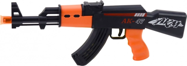 Detská hračka puška AK47 so svetlami a zvukmi