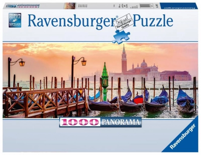 Panoramatický puzzle - Benátske gondoly