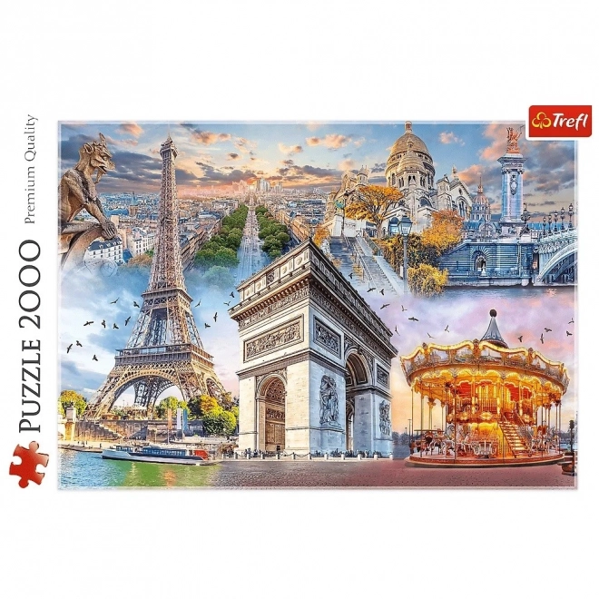 Puzzle Víkend v Paríži 2000 dielikov