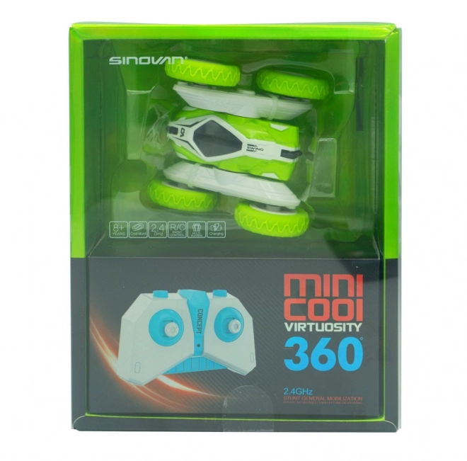 Kaskadérske RC Auto Mini Zelené