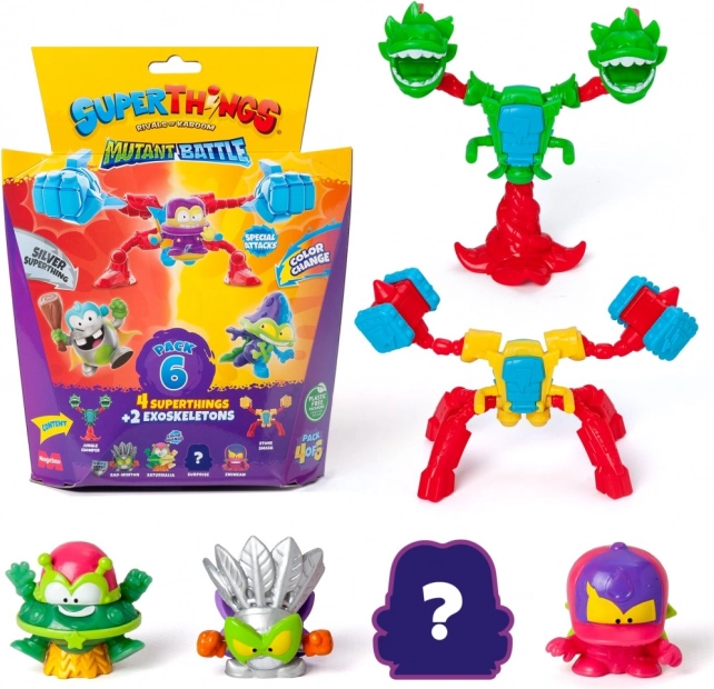 Figúrka SuperThings Mutant Battle 6 ks