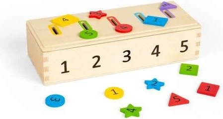 Bigjigs Toys triedenie farieb, tvarov a čísel
