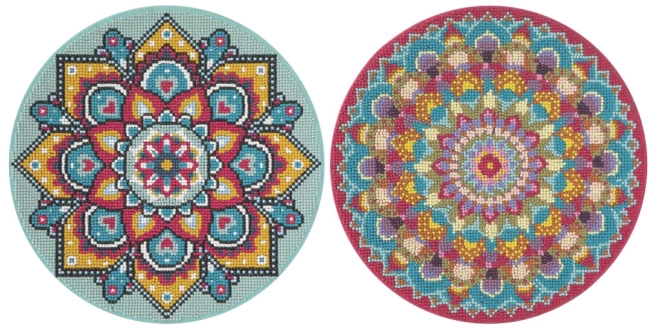 Trblietavá tyrkysová mandala